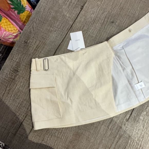 ALC Conan Cargo Skirt in Beige. - Picture 7 of 7
